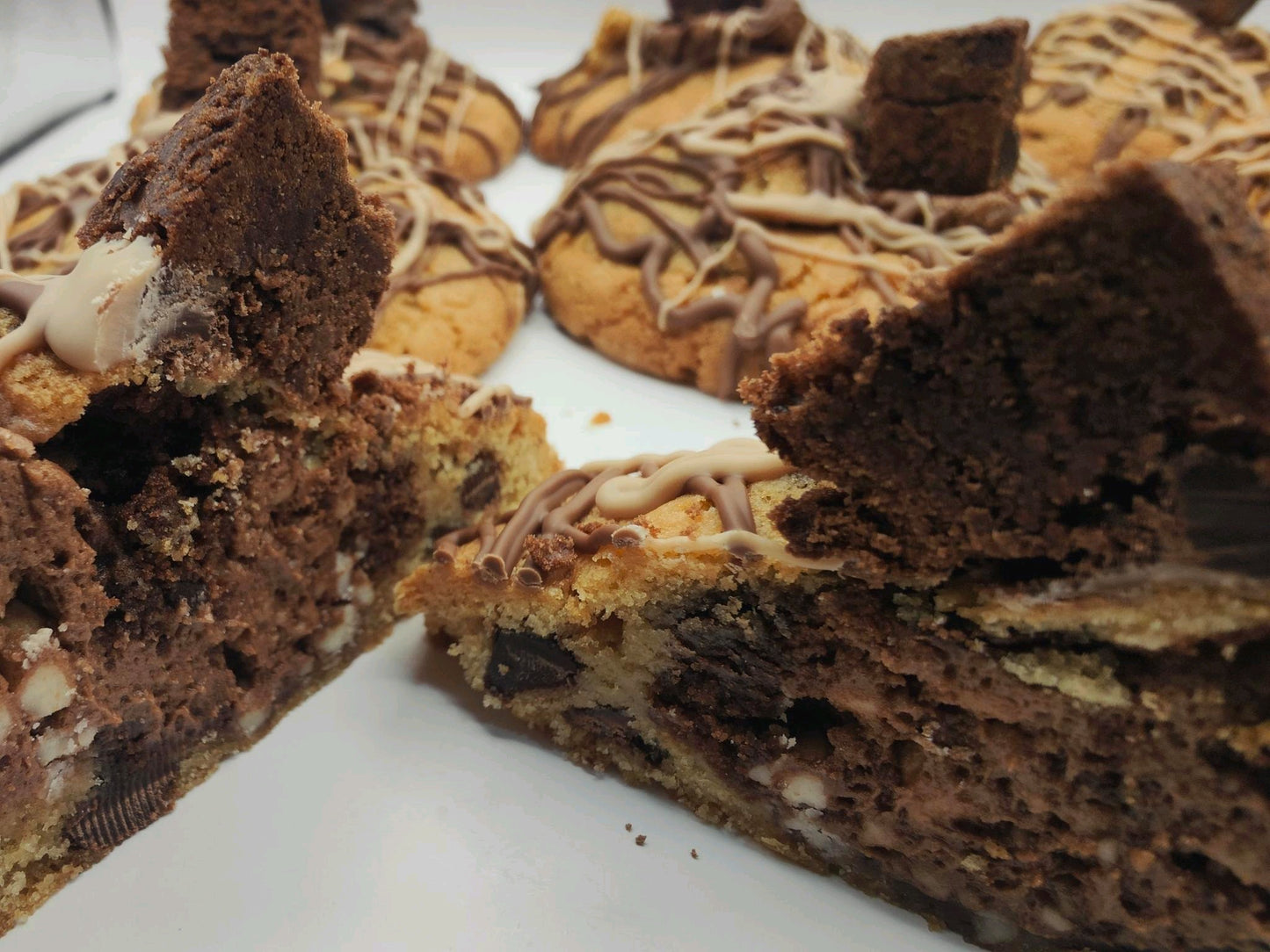 Brownie NYC Stuffed Cookie
