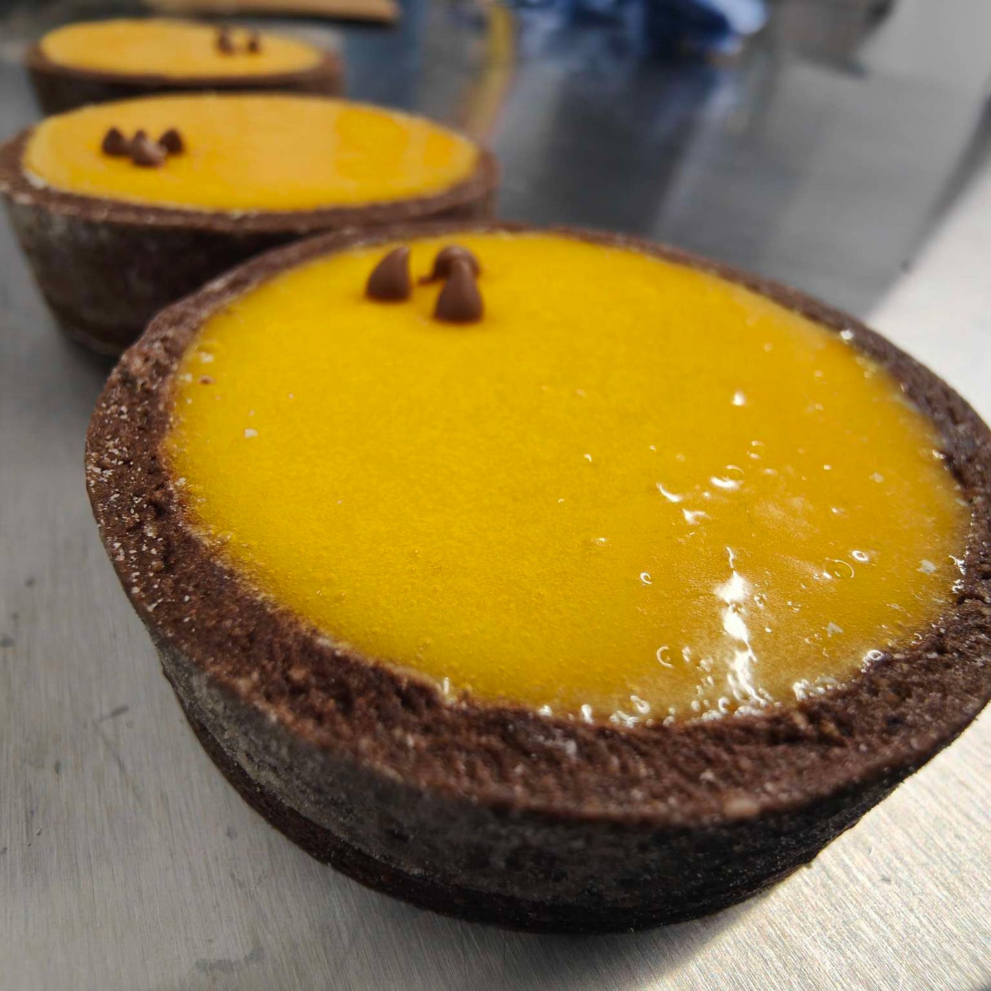 Pâte Sablée Tart Mango & Chocolate