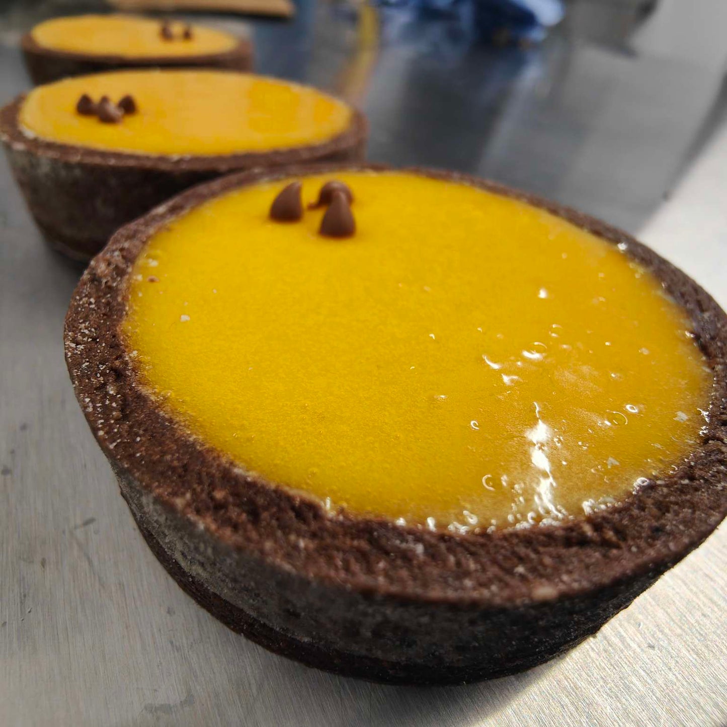Pâte Sablée Tart Mango & Chocolate