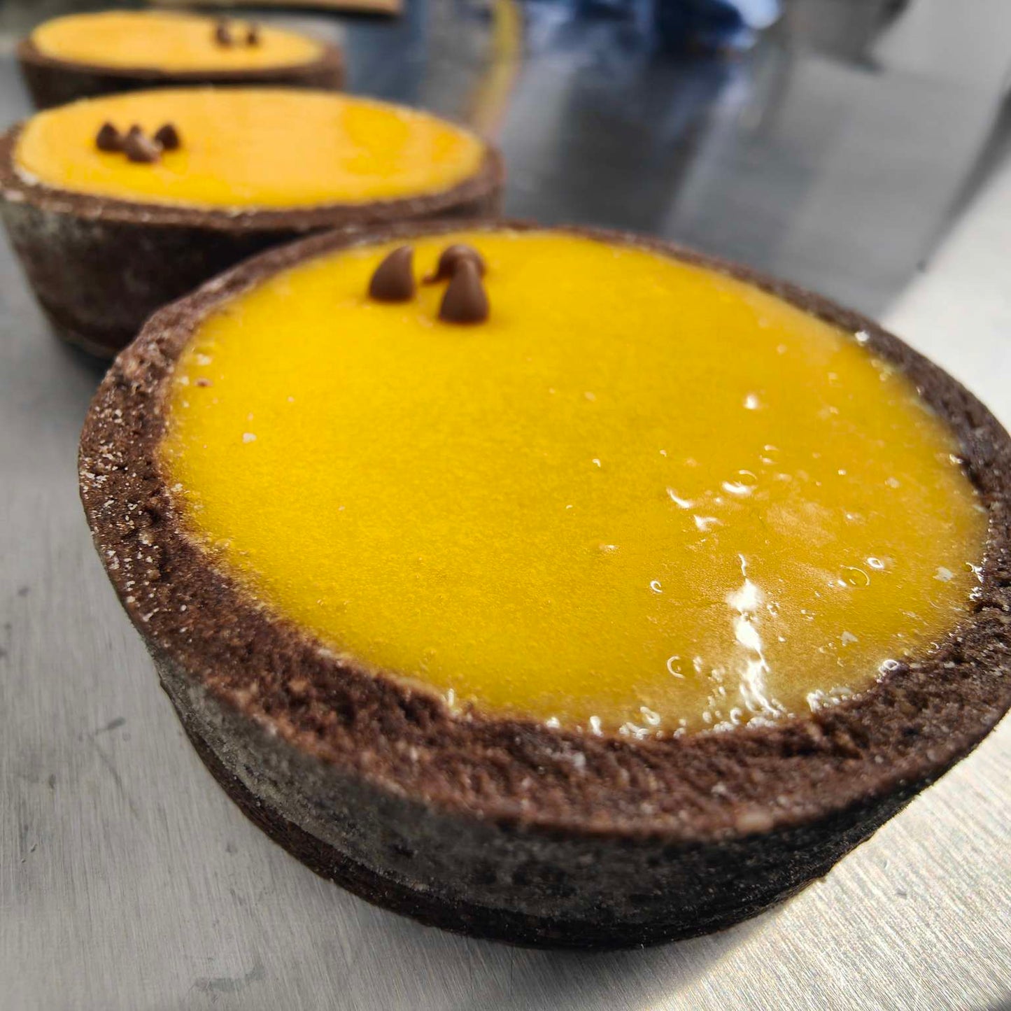 Pâte Sablée Tart Mango & Chocolate