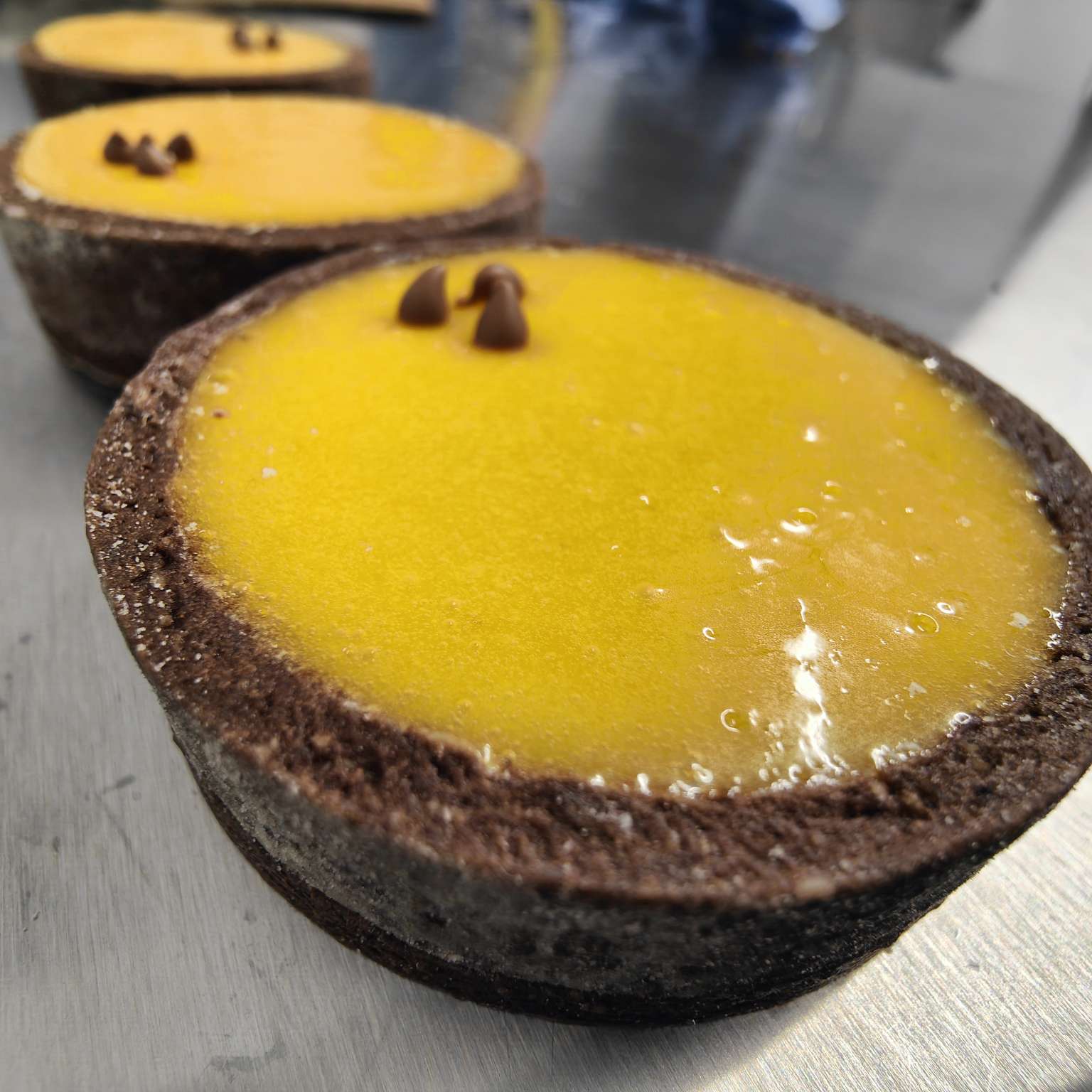 Pâte Sablée Tart Mango & Chocolate