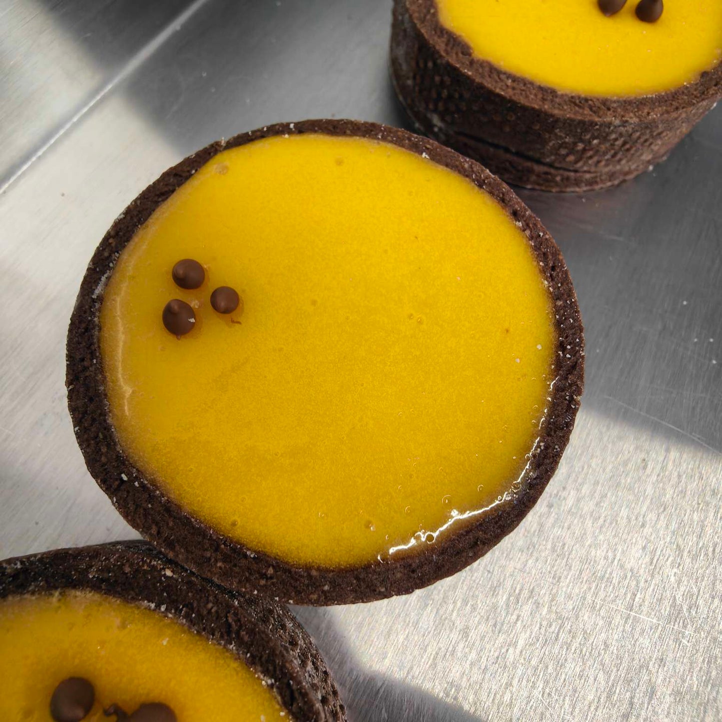 Pâte Sablée Tart Mango & Chocolate