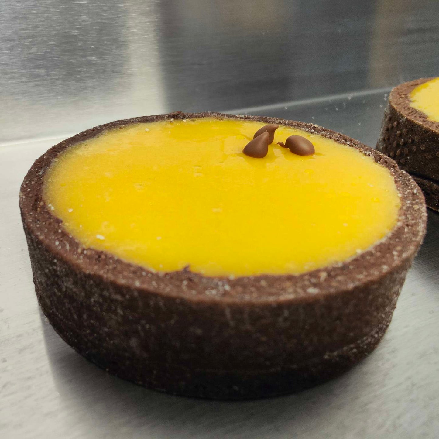 Pâte Sablée Tart Mango & Chocolate