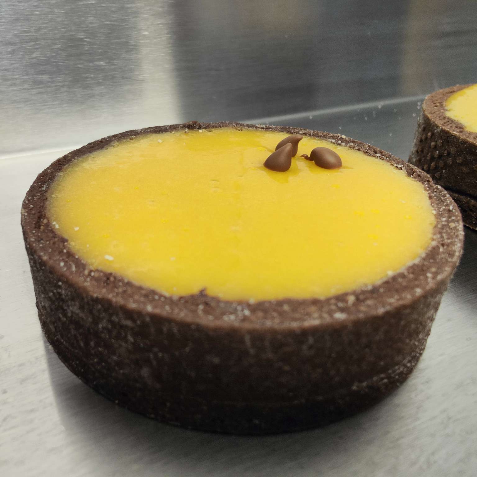 Pâte Sablée Tart Mango & Chocolate