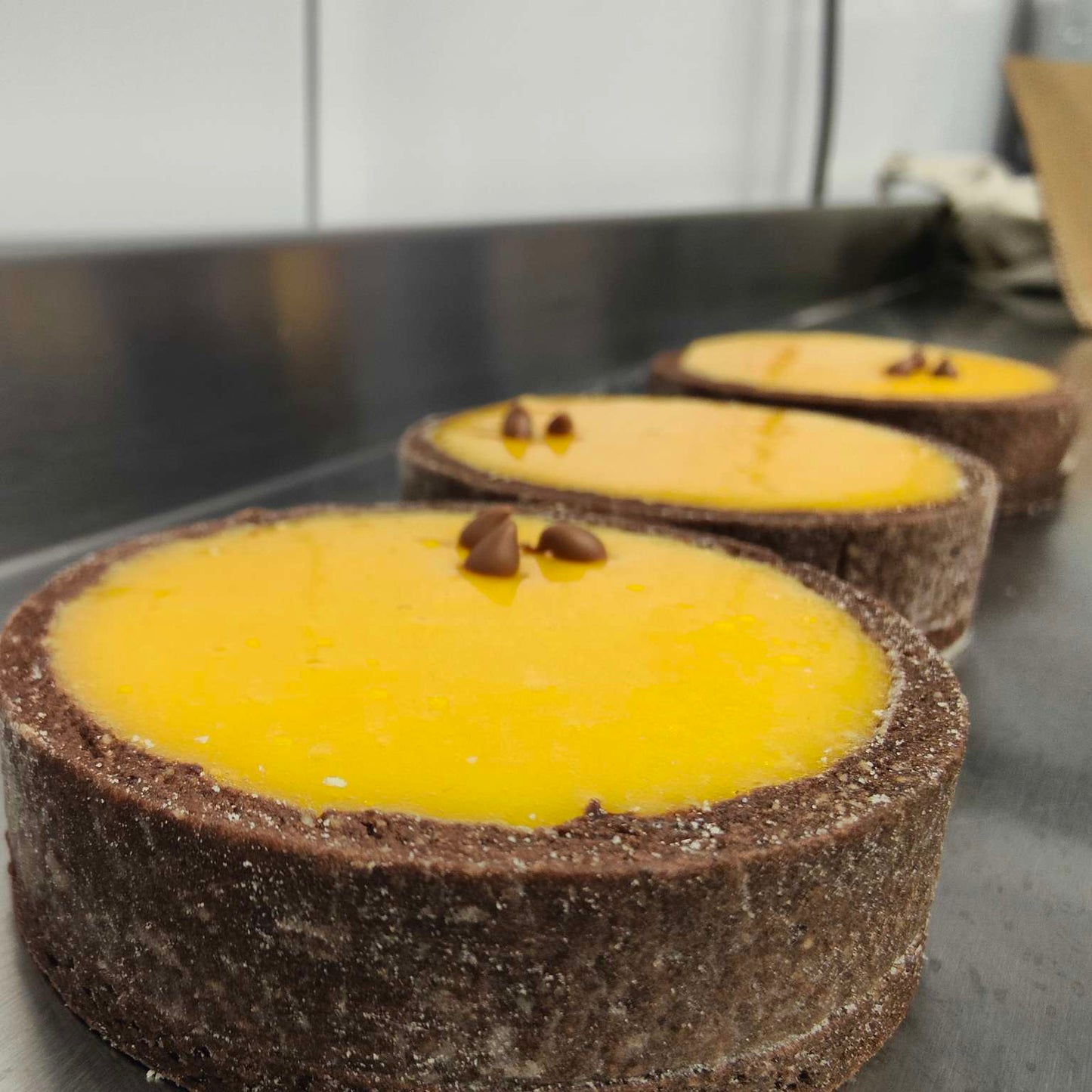 Pâte Sablée Tart Mango & Chocolate