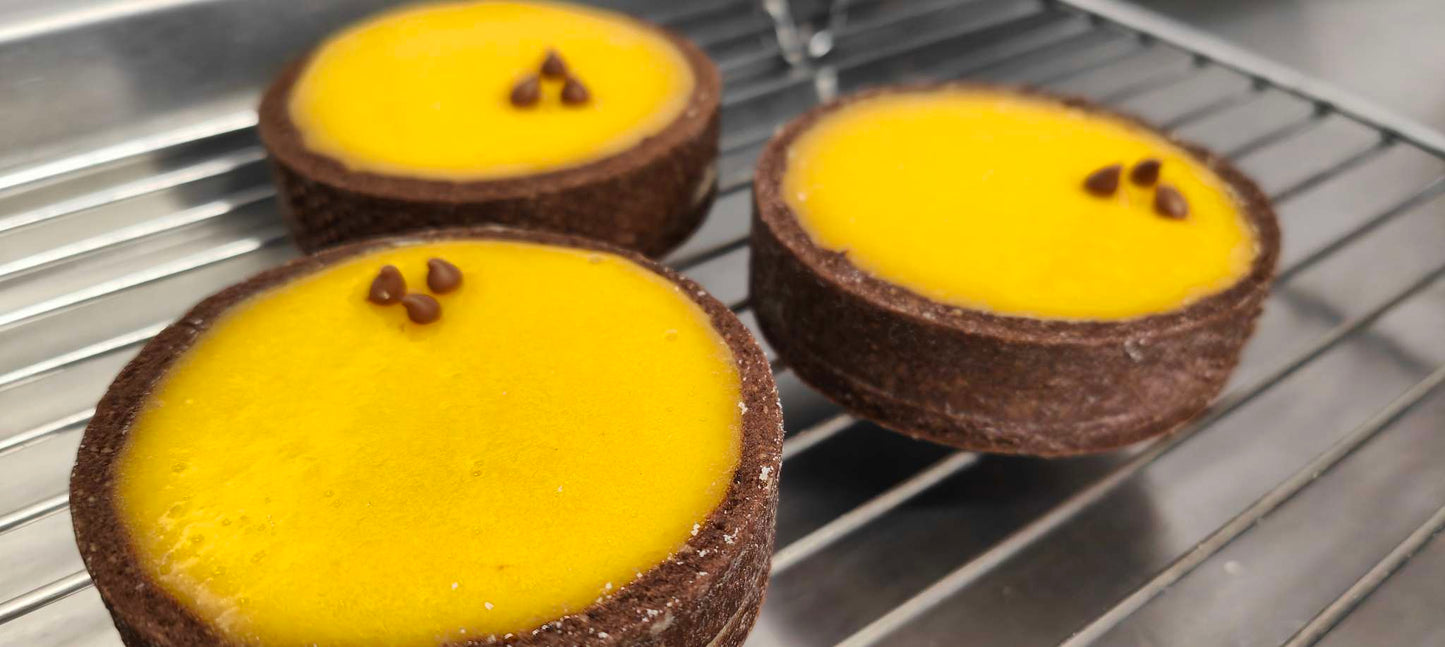 Pâte Sablée Tart Mango & Chocolate