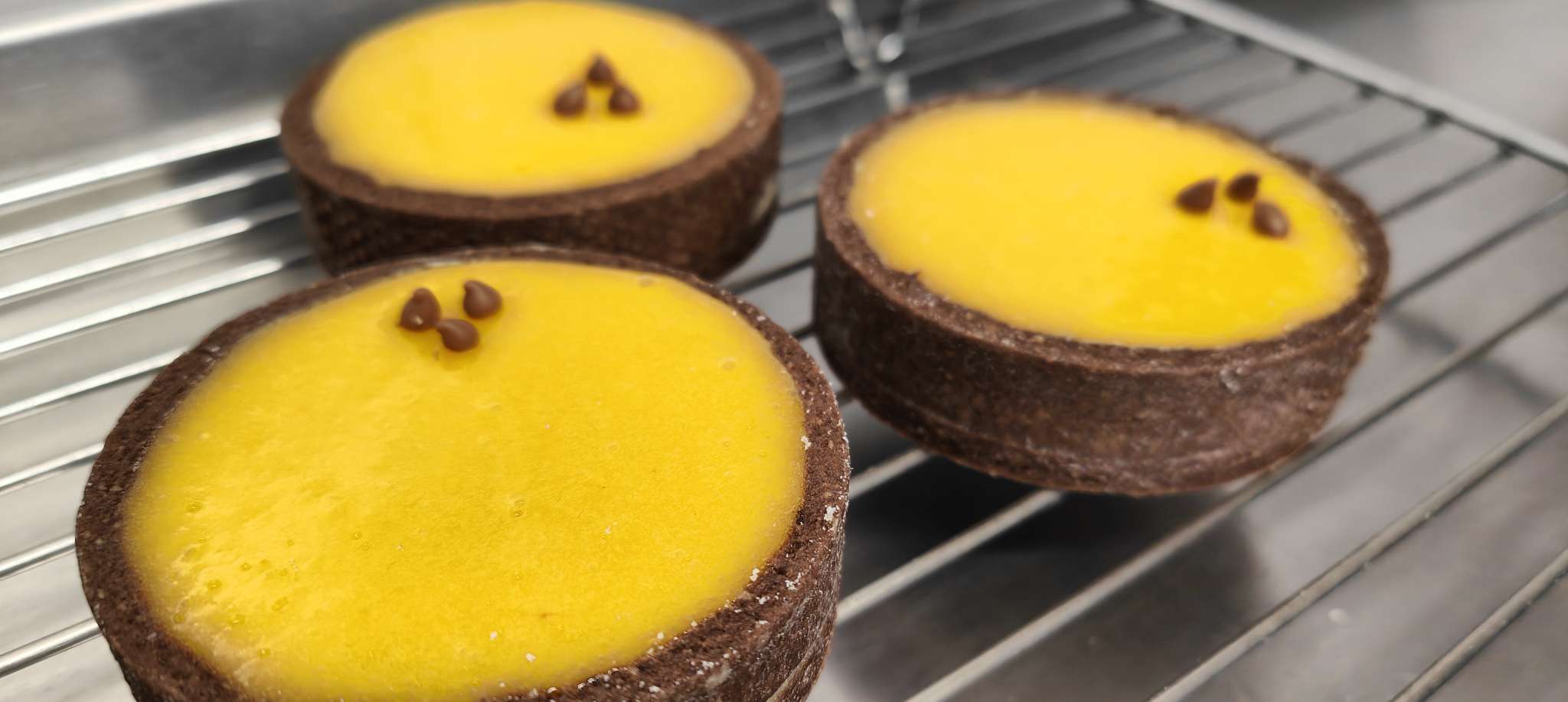 Pâte Sablée Tart Mango & Chocolate