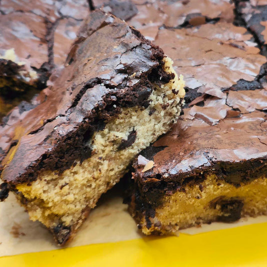 Brookie Tray Bake (Brownie / Cookie) Single Slices
