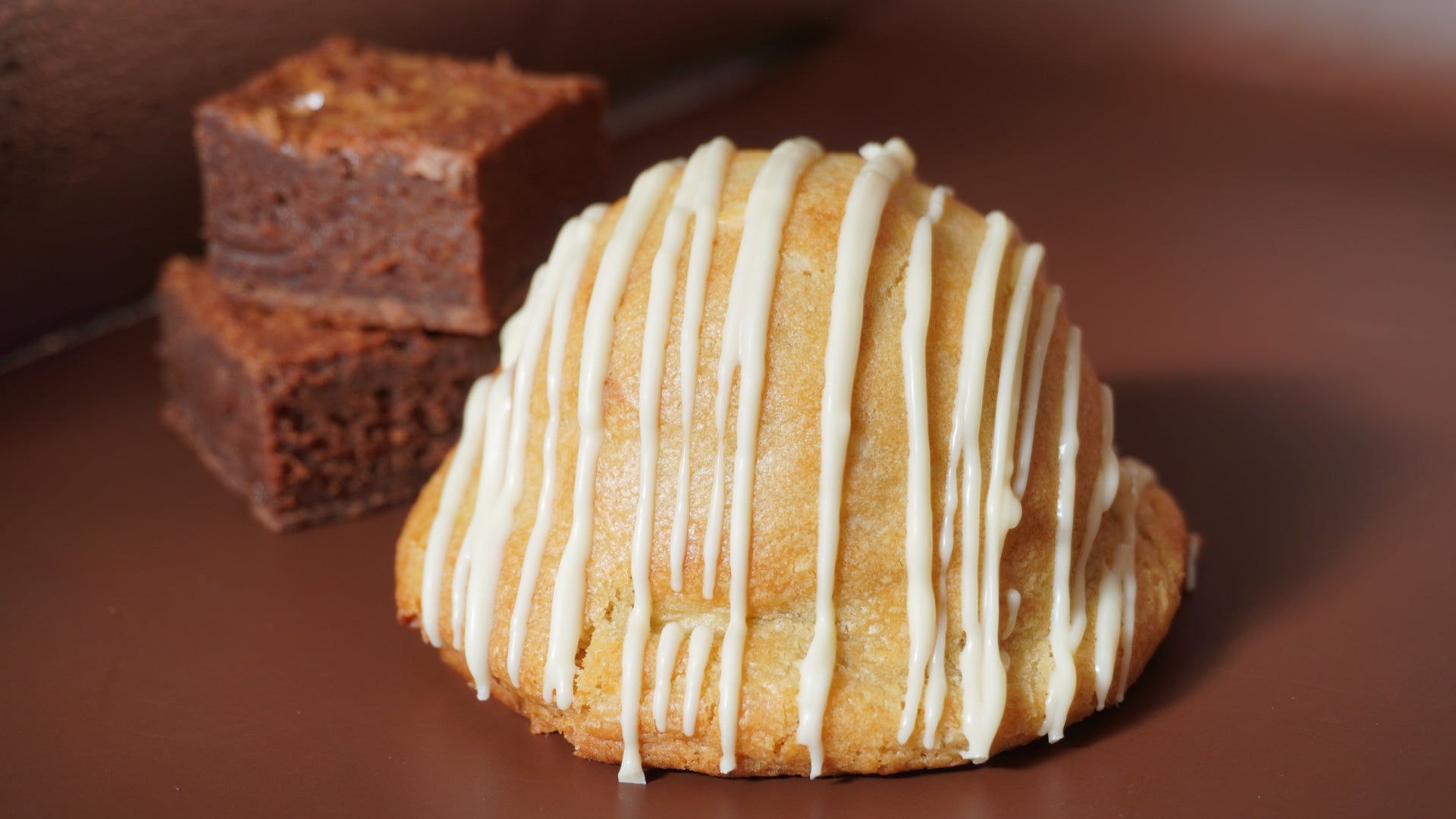 White Chocolate Hazlenut Brownie NYC Stuffed Cookie