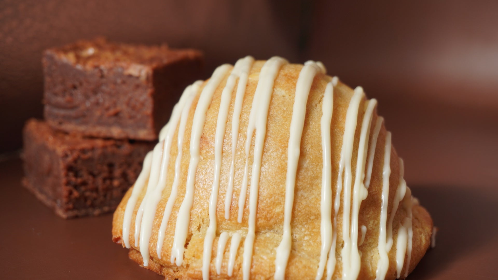 White Chocolate Hazlenut Brownie NYC Stuffed Cookie