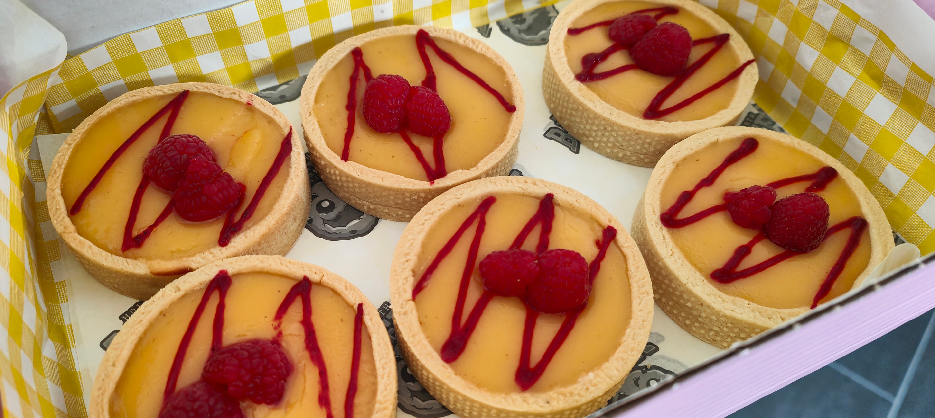 Pâte Sablée Tart Lemon & Raspberry