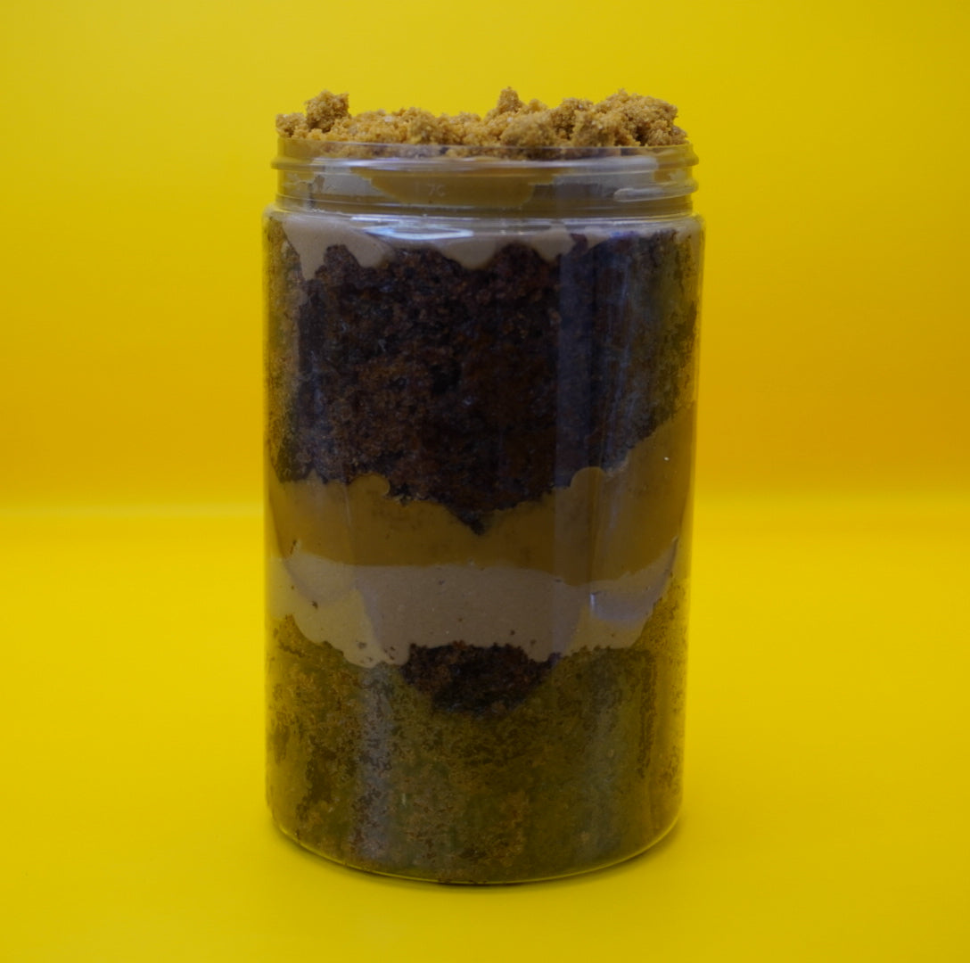 Chocolate Biscoffy Cake Tub