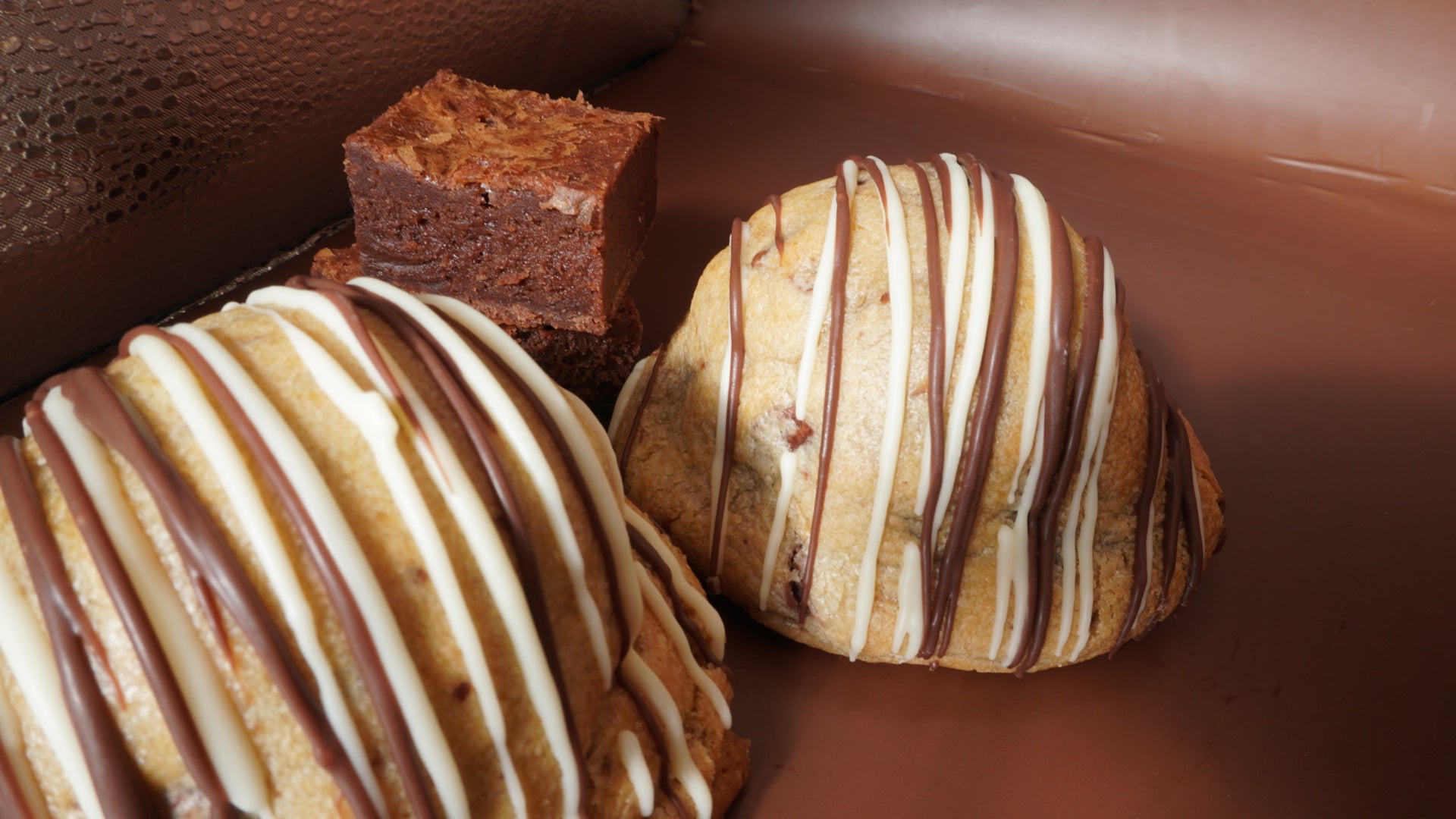 Milk Chocolate Brownie NYC Stuffed Cookie