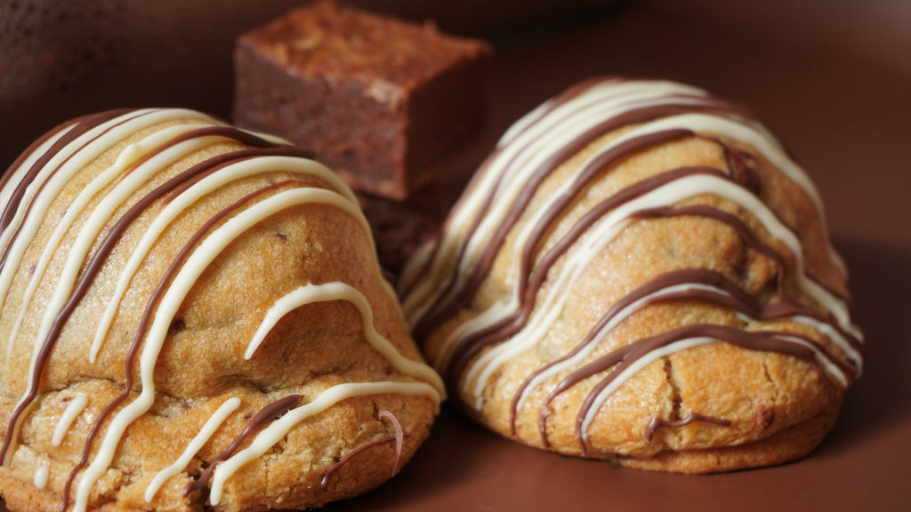 Milk Chocolate Brownie NYC Stuffed Cookie