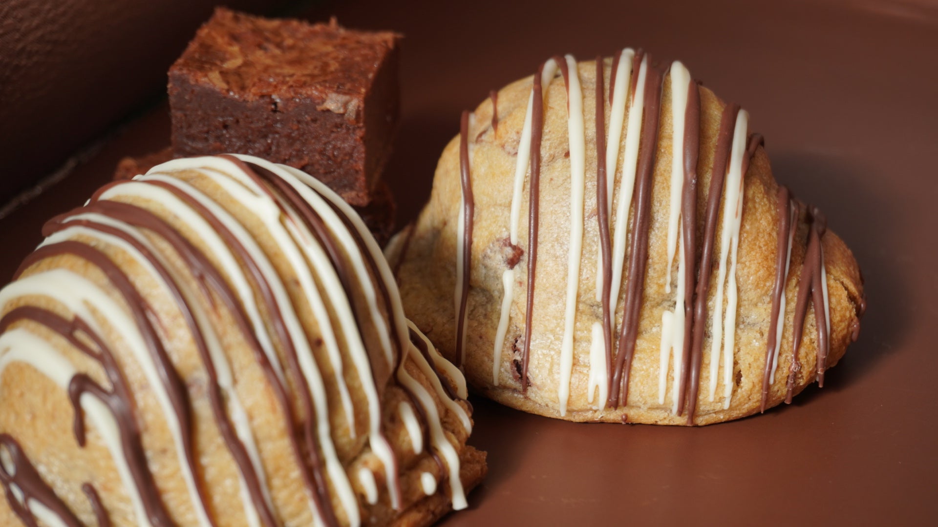 Milk Chocolate Brownie NYC Stuffed Cookie