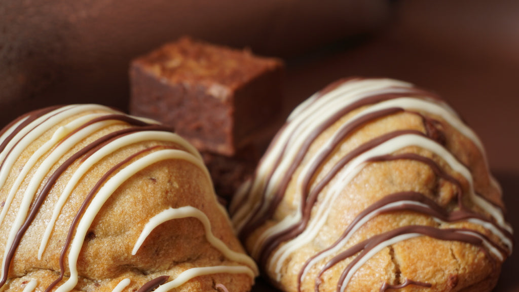 Milk Chocolate Brownie NYC Stuffed Cookie