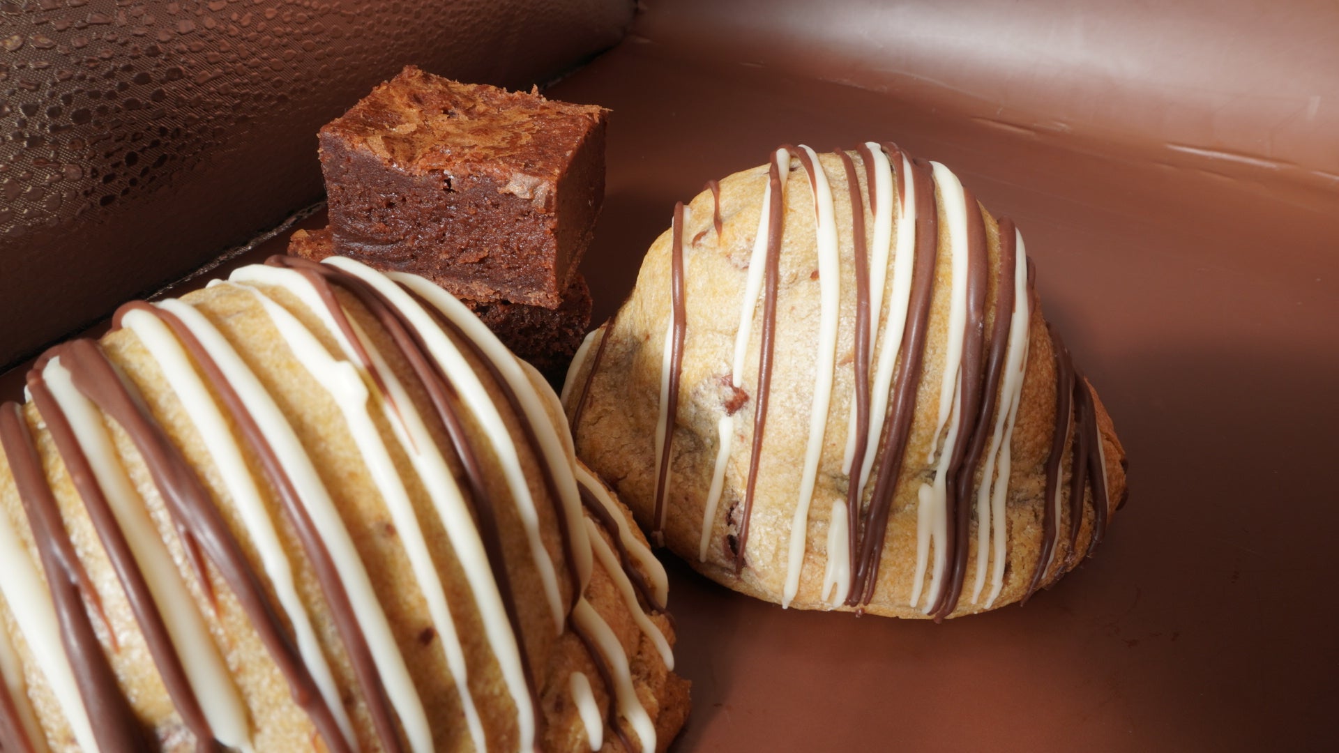Milk Chocolate Brownie NYC Stuffed Cookie