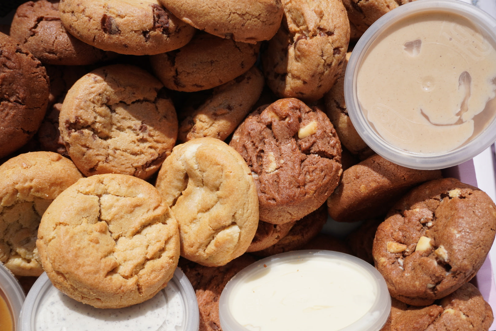 Megabox – 50 Cookie Dipping Dunking Box with 4 Dips