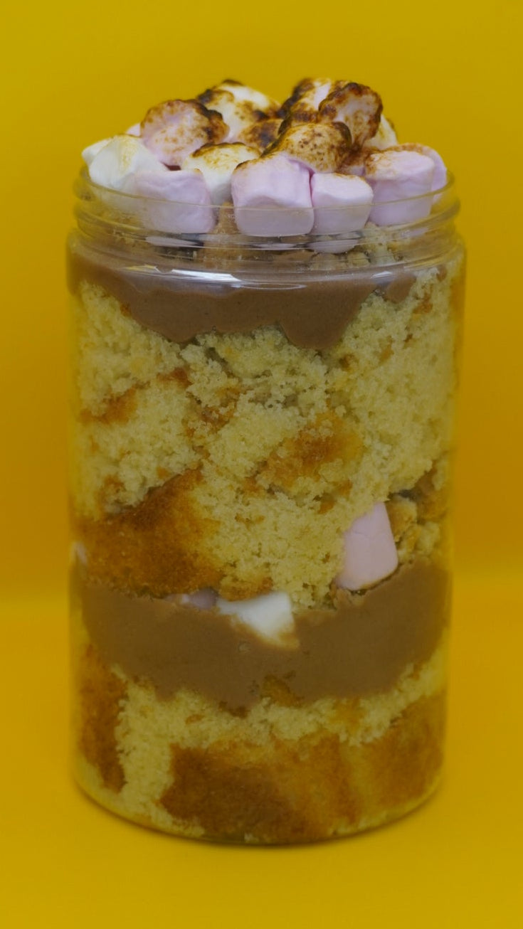 Smores Cake Jar